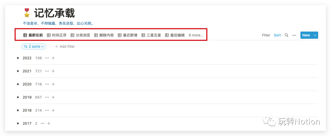 Notion数据库最新体验